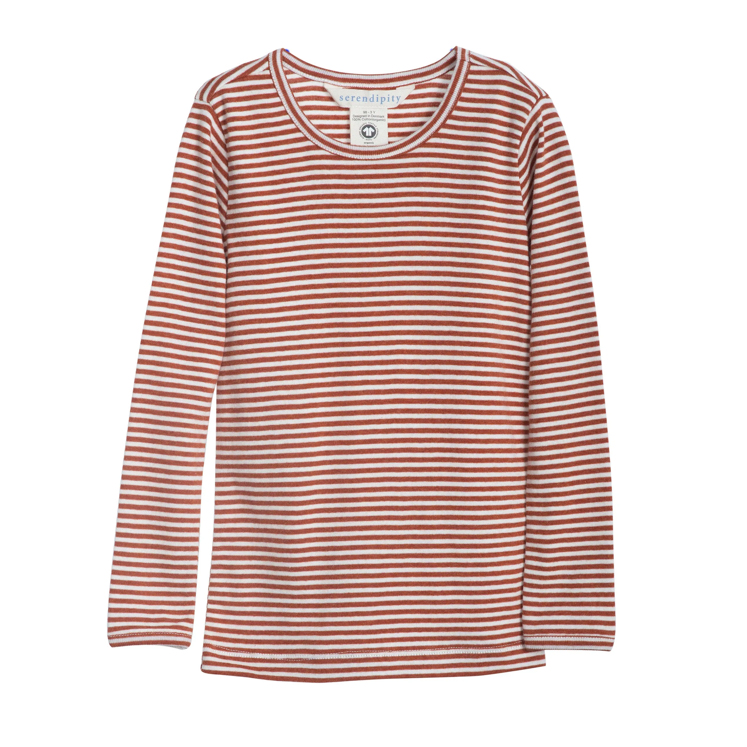 Serendipity Kids' Slim Striped Long-Sleeved Tee