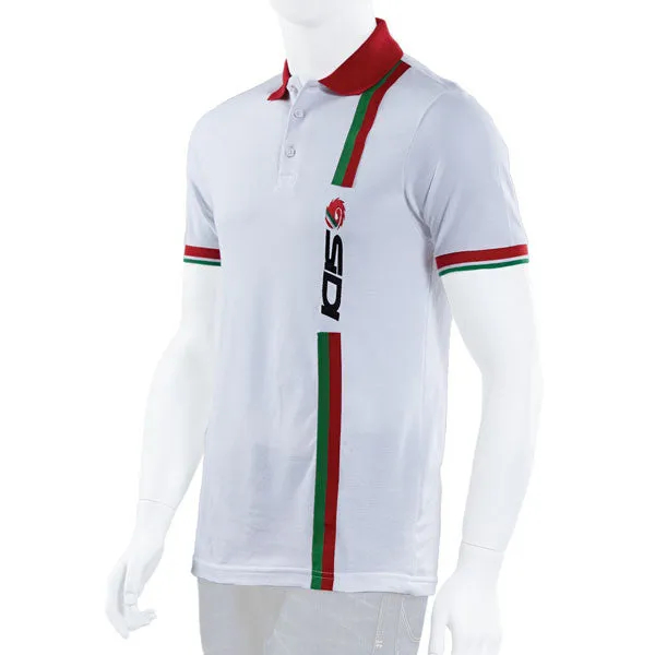 Sidi Striped Polo T-shirt - White