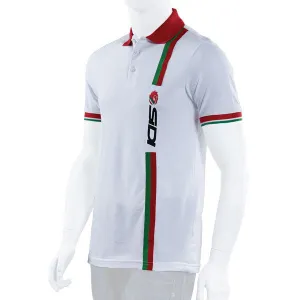 Sidi Striped Polo T-shirt - White