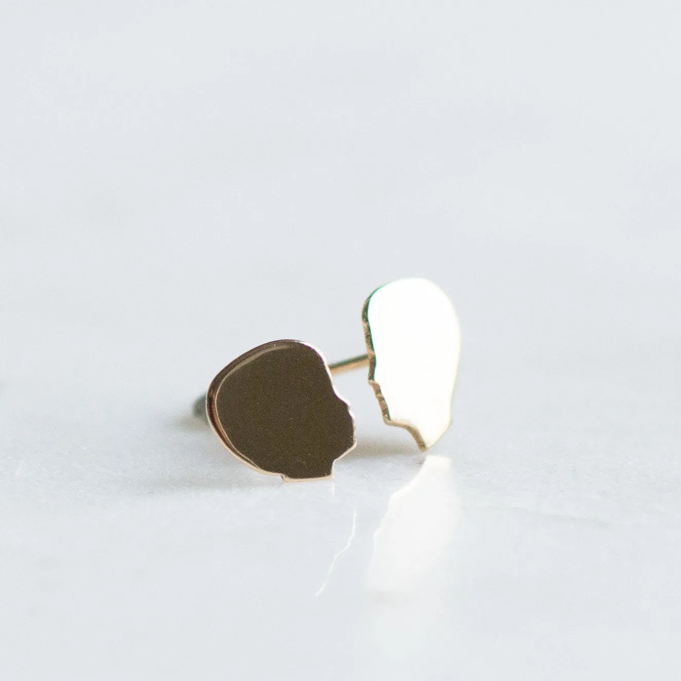 Silhouette Charm Stud Earrings