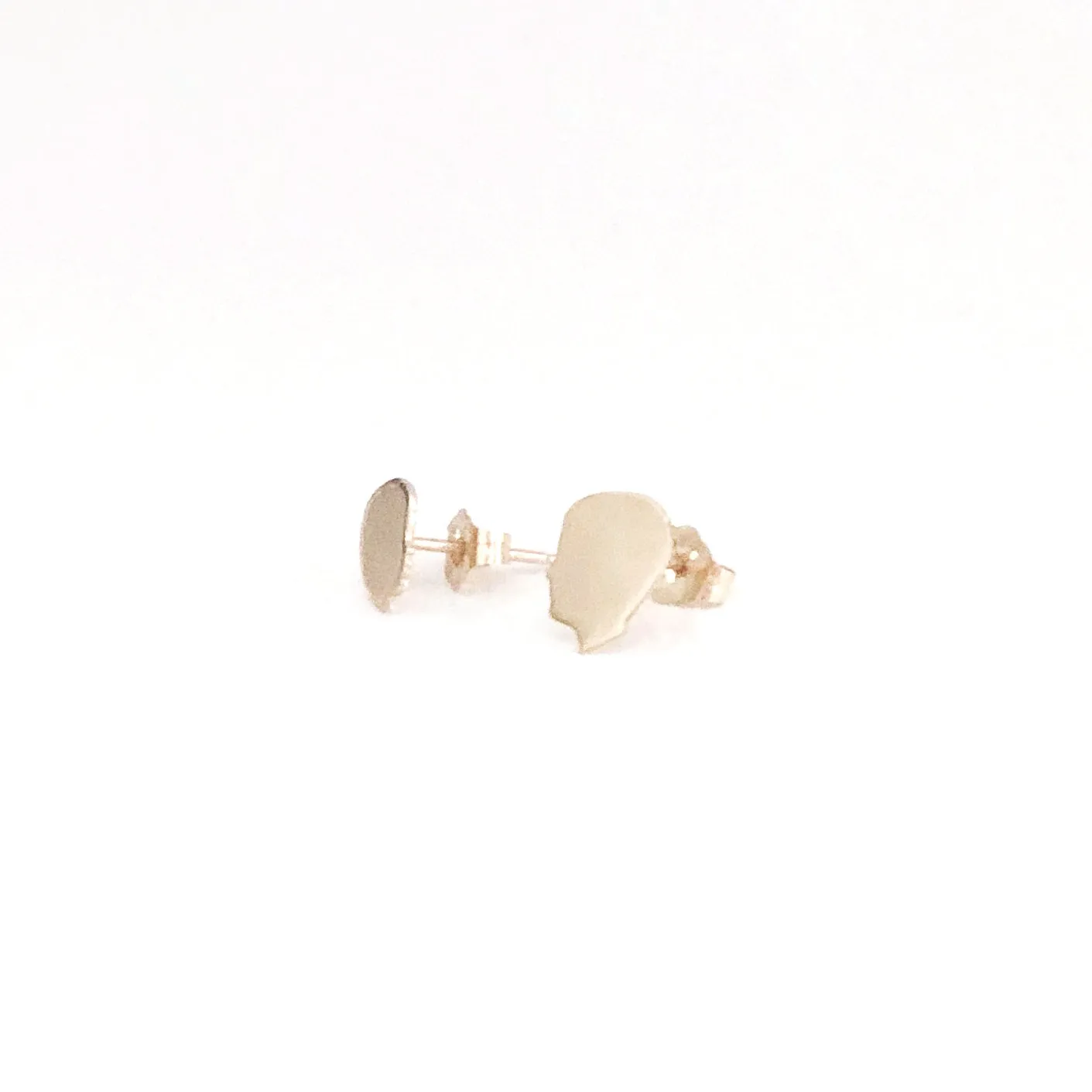 Silhouette Charm Stud Earrings