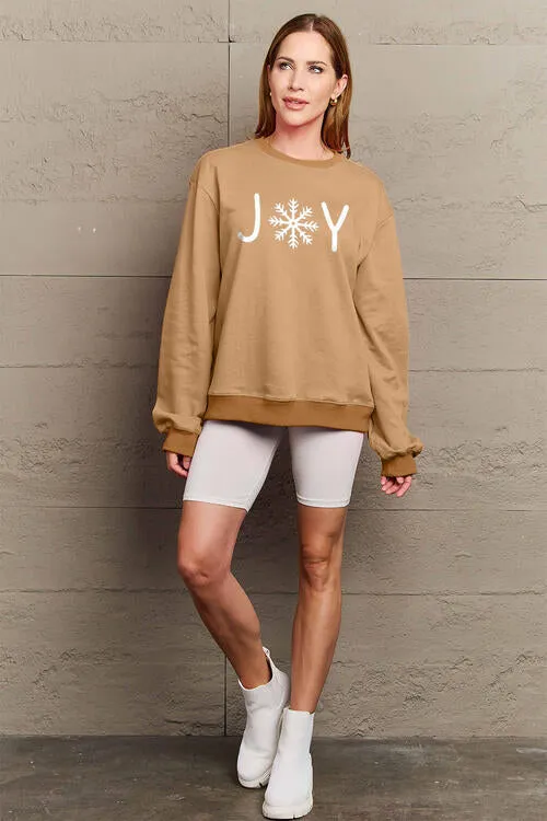 Simply Love Full Size Graphic Long Sleeve Sweatshirt