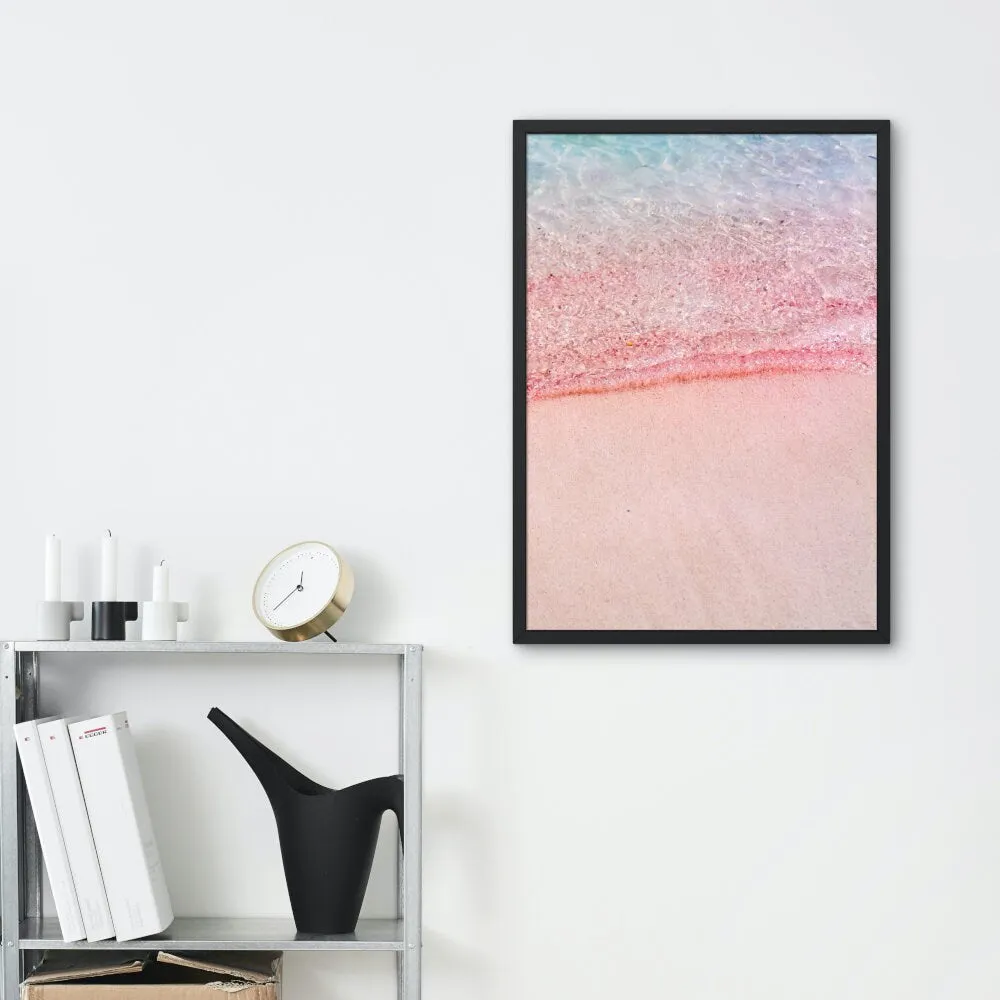 Split Pink Sand Beach Two Piece Wall Art INSTANT DOWNLOAD Art Prints, Coastal Decor, Ocean Waves Print, Beach Photography, Multi Panel Wall Art