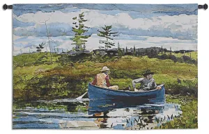 The Blue Boat Wall Tapestry by Winslow Homer©