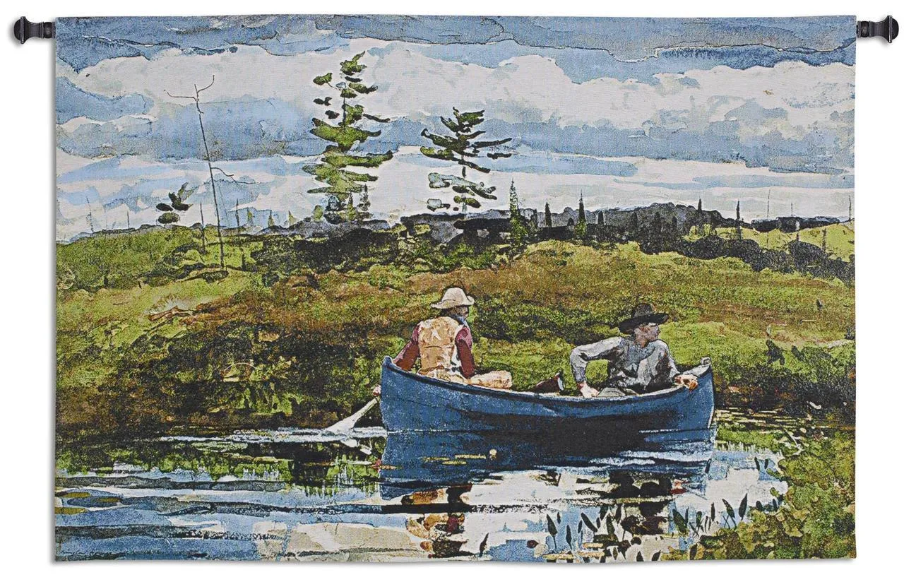 The Blue Boat Wall Tapestry by Winslow Homer©