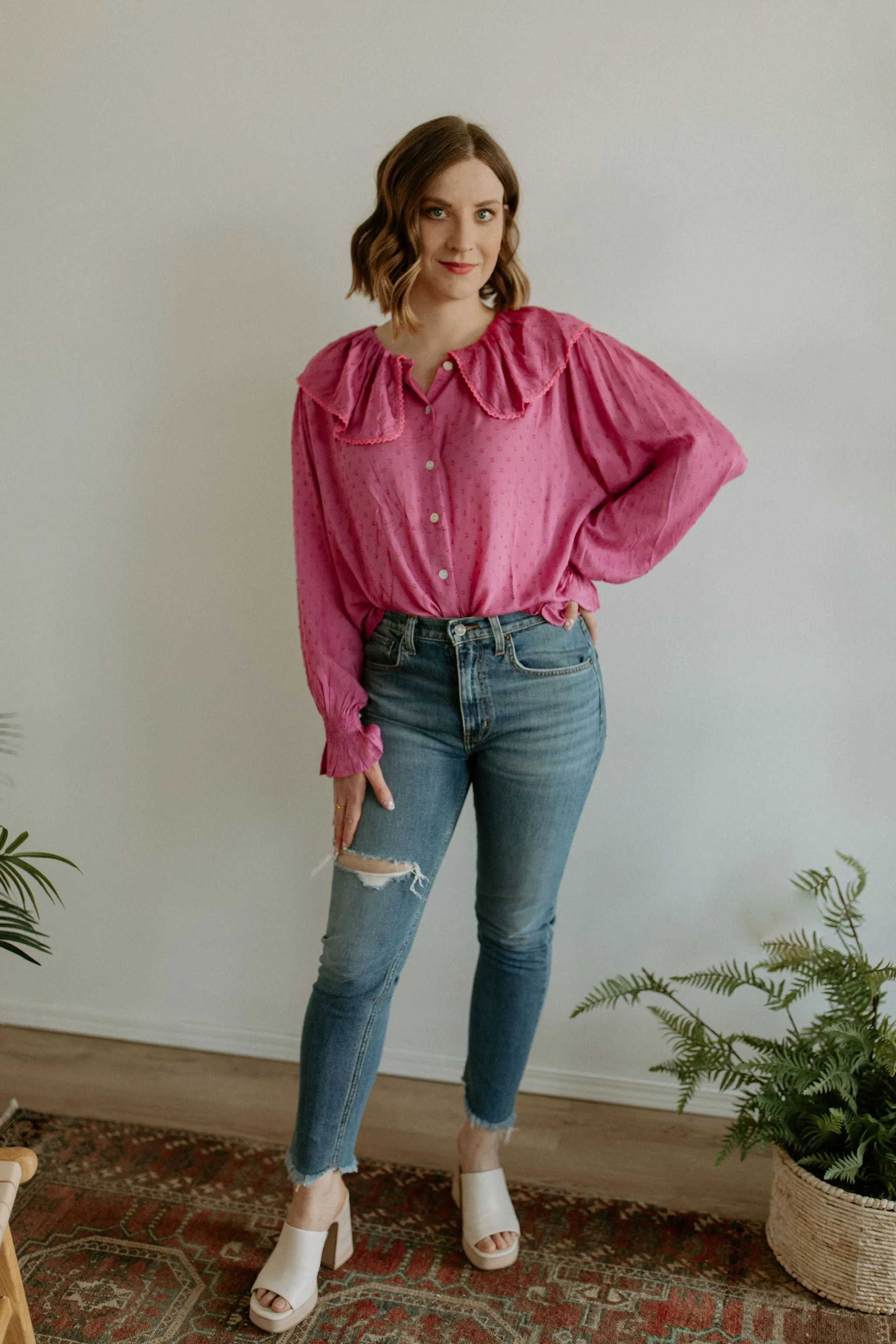 The Mella Frill Blouse