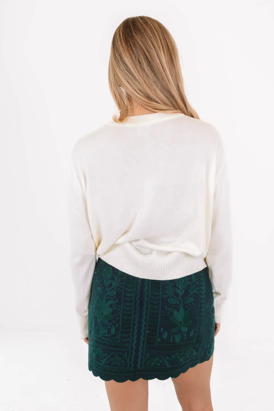 The Merry & Bright Sweater - Cream