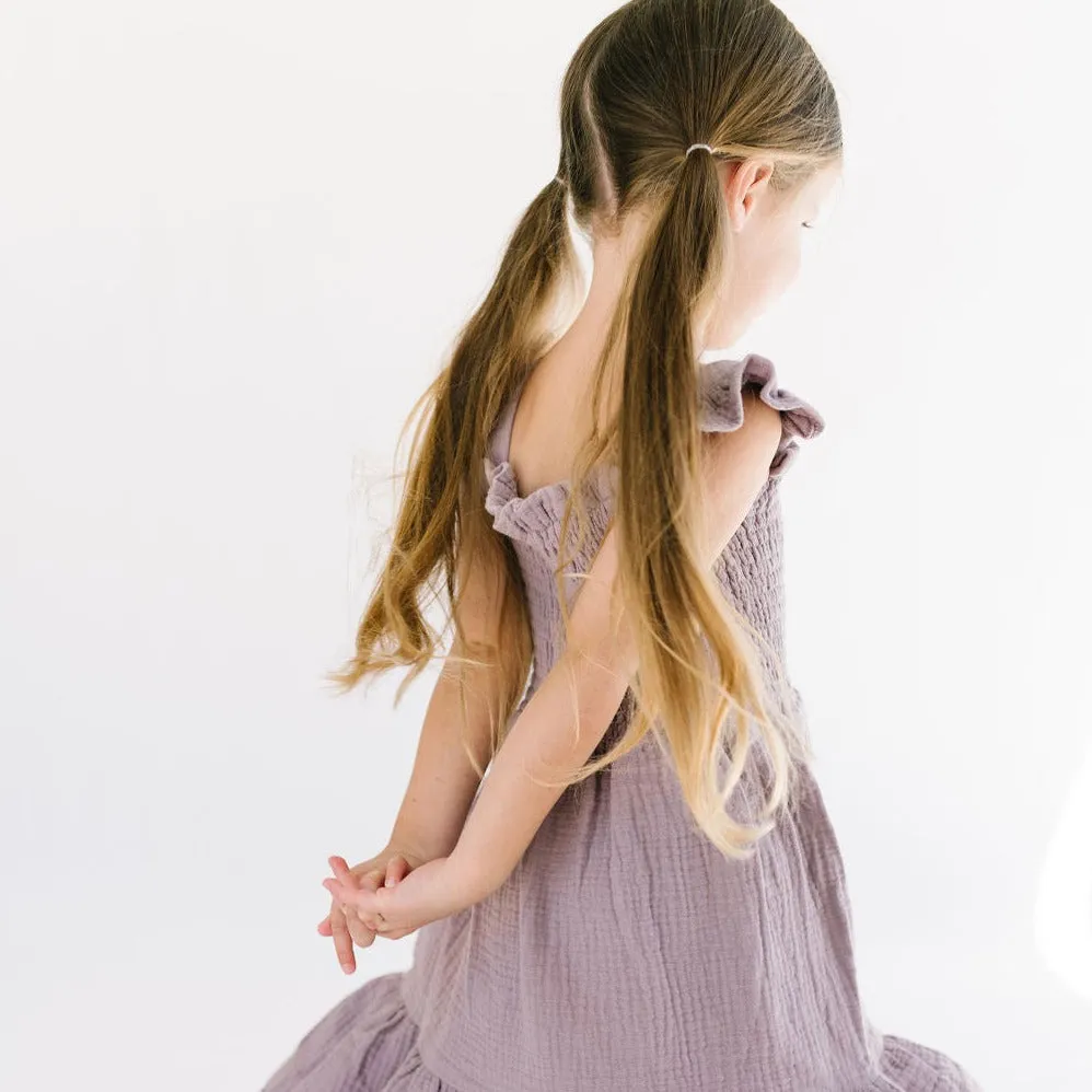 The Smocked Dress in Lavender Mist