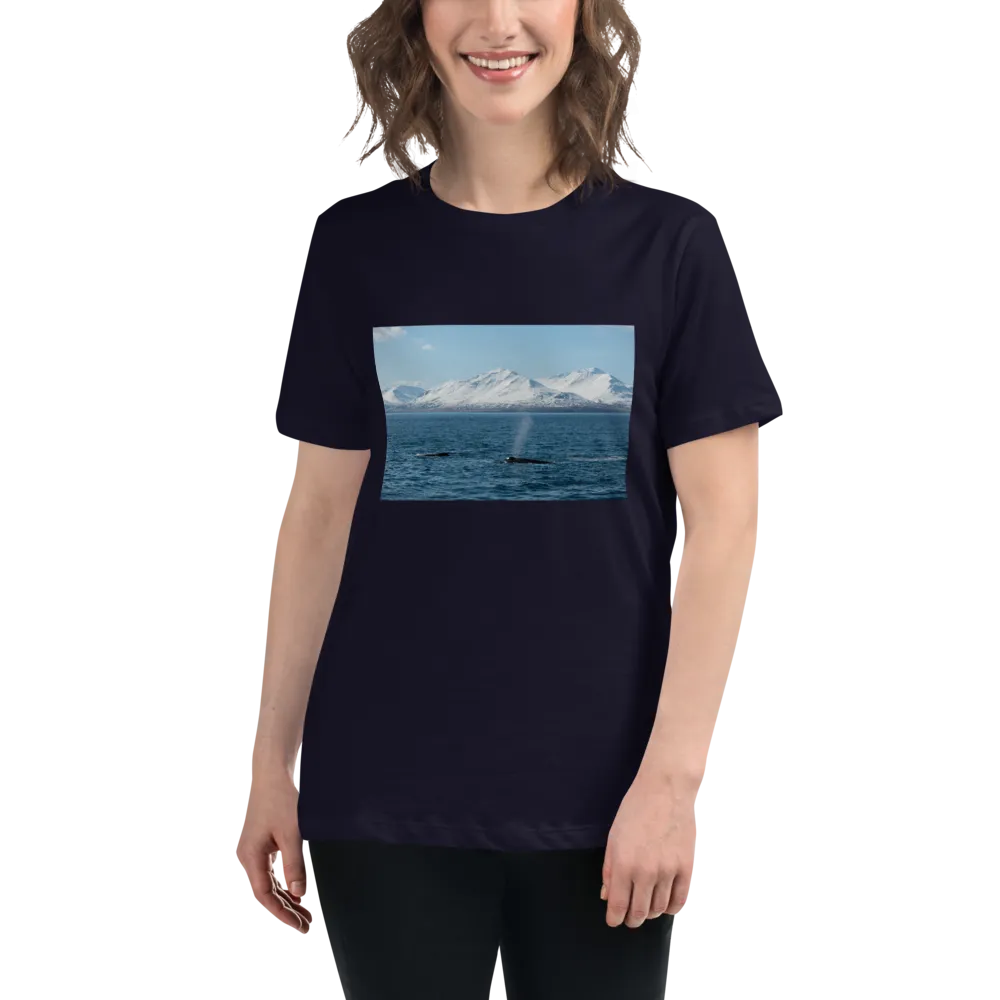 Whales in the Arctic Women's Relaxed T-Shirt