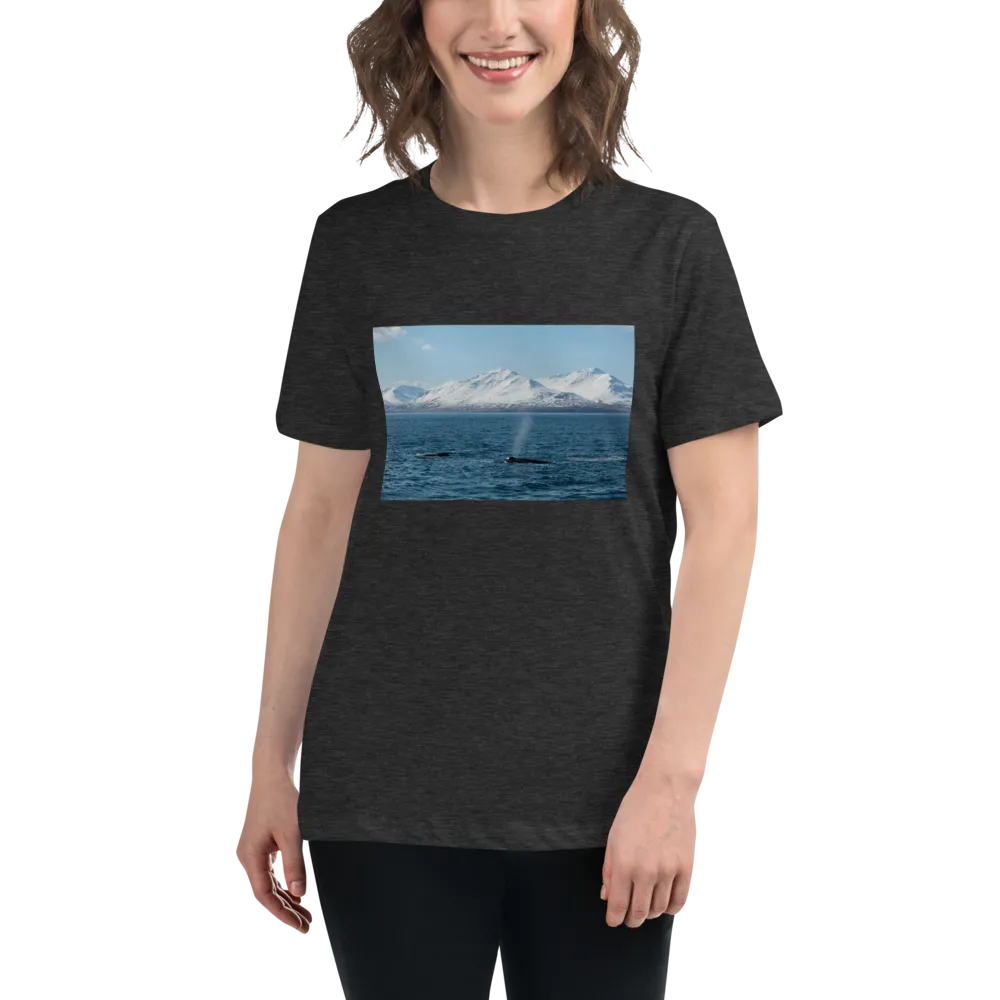 Whales in the Arctic Women's Relaxed T-Shirt