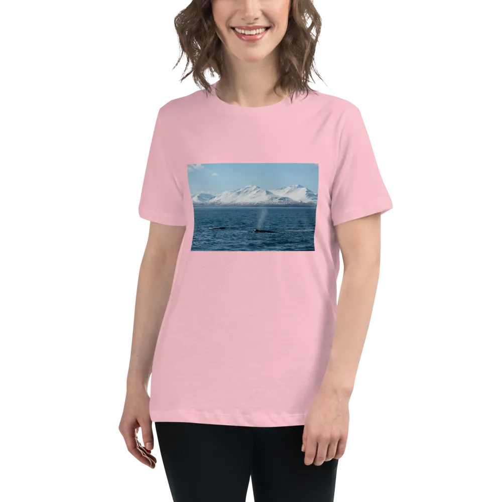 Whales in the Arctic Women's Relaxed T-Shirt