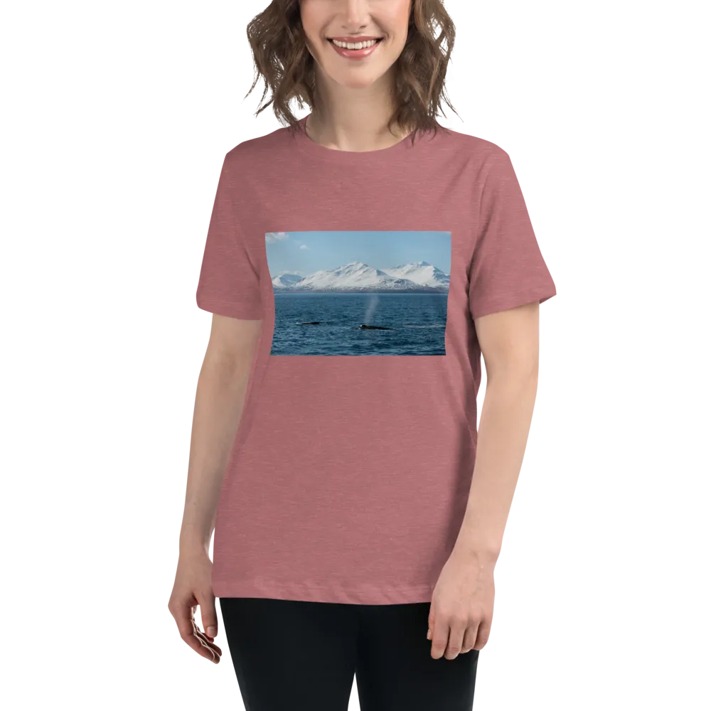 Whales in the Arctic Women's Relaxed T-Shirt