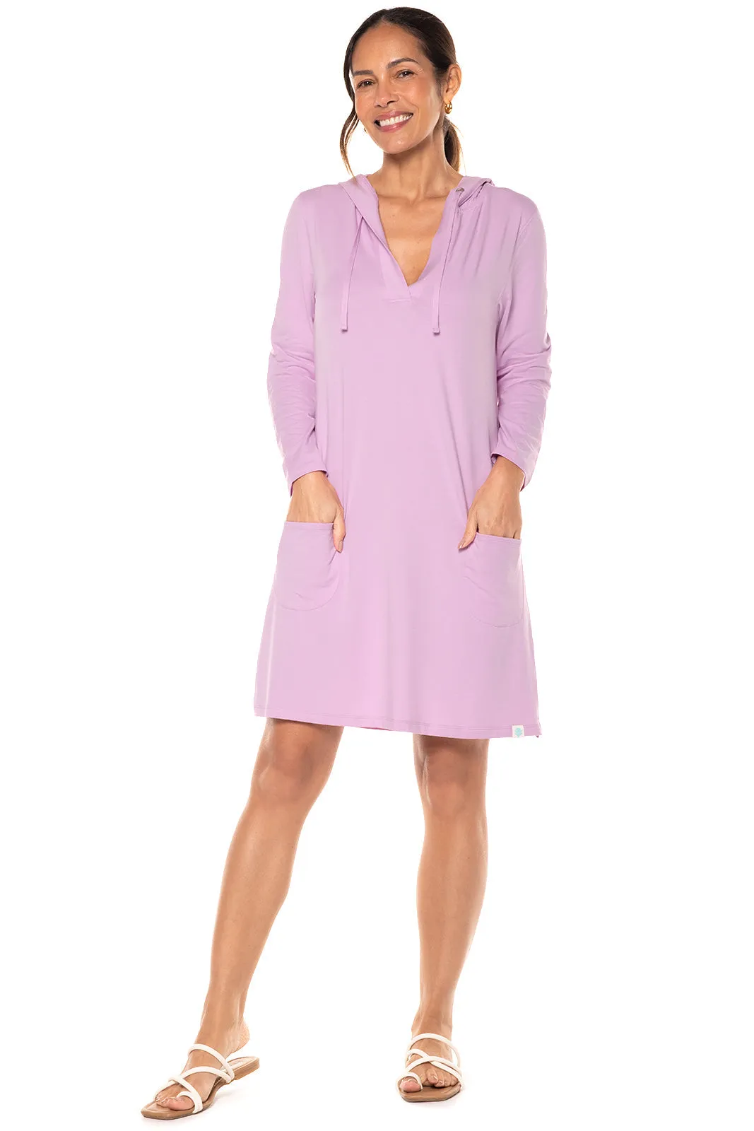 Women's Catalina Beach Cover-Up Dress  |  Peony Pink