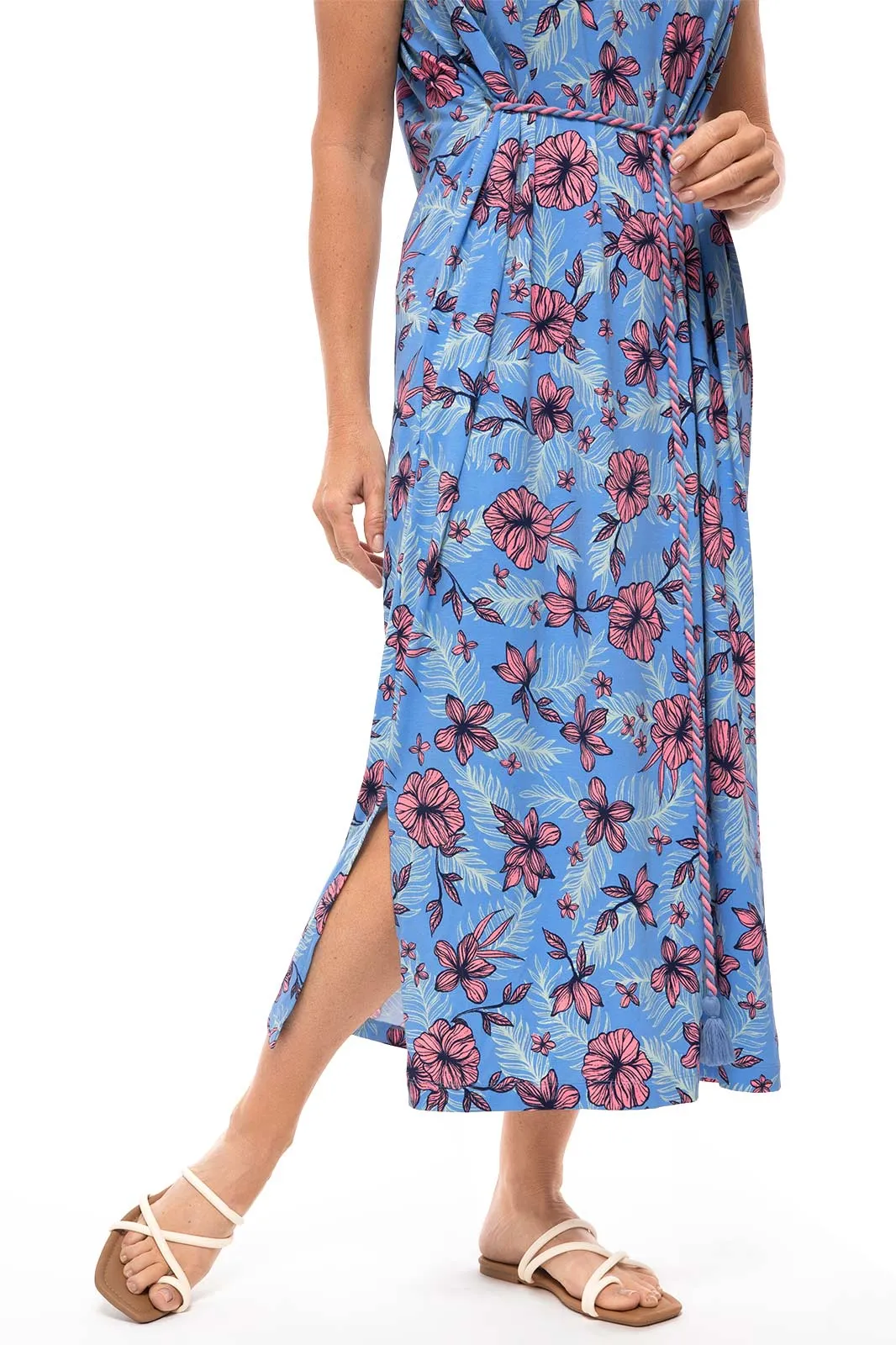 Women's Coral Way Dress  |  Clear Sky Blue TROPICAL DAZE