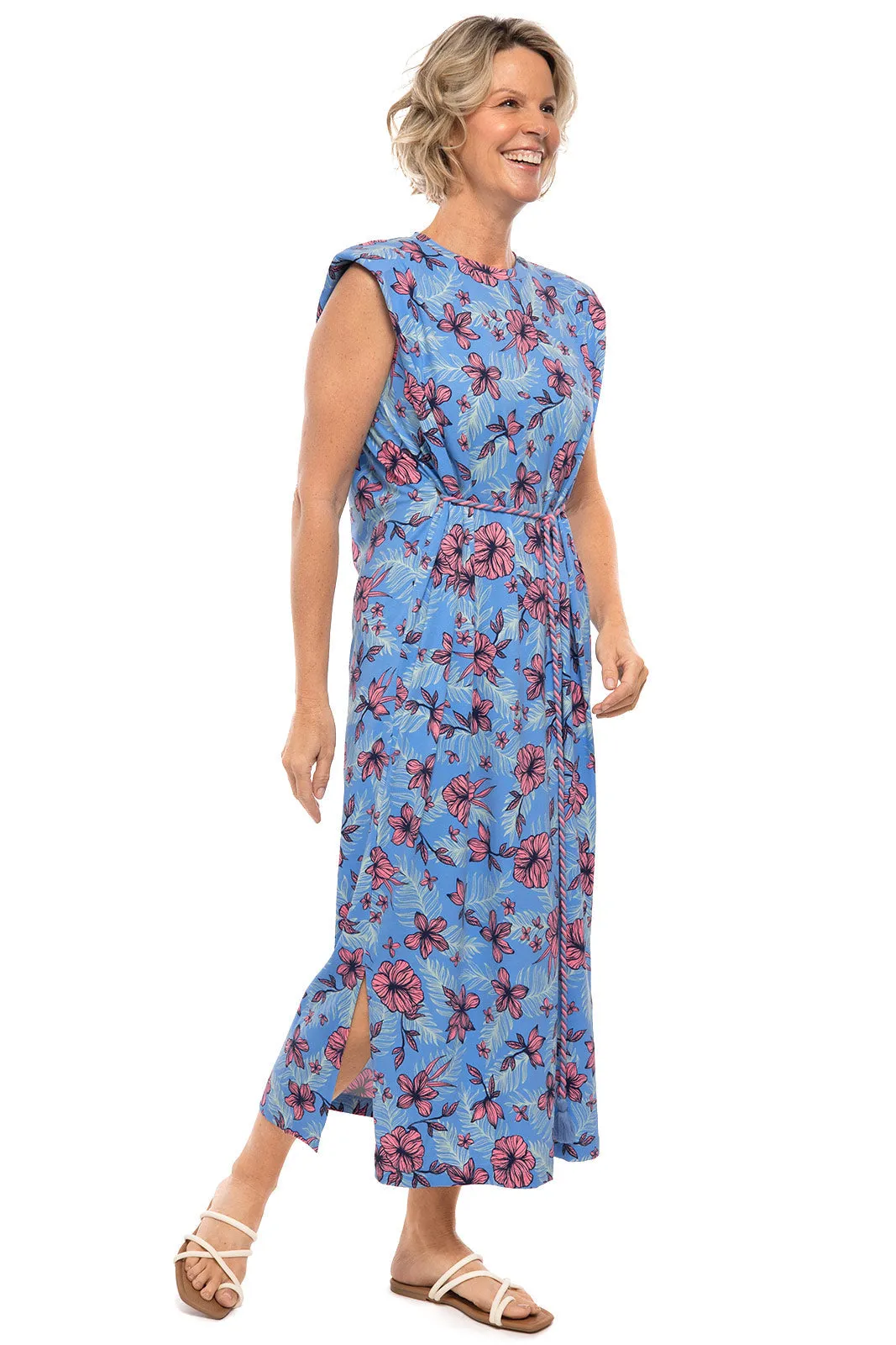 Women's Coral Way Dress  |  Clear Sky Blue TROPICAL DAZE