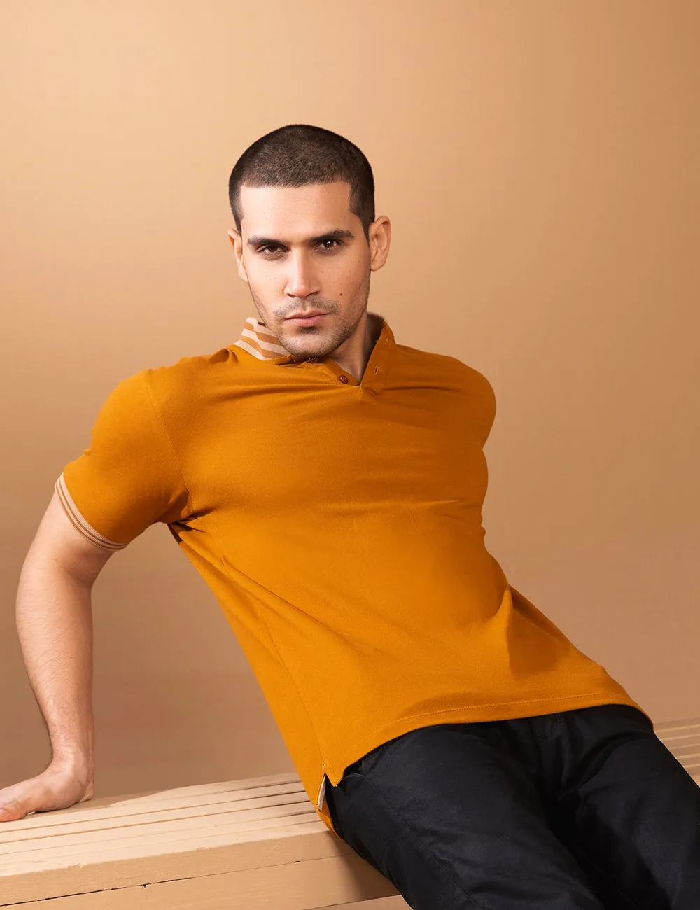 Yellow Mustard Polo Shirt